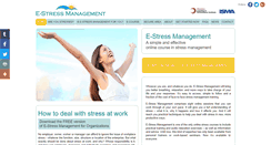 Desktop Screenshot of e-stressmanagement.com
